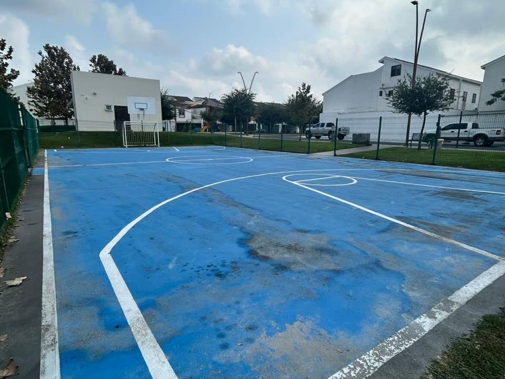 Cancha antes de intervenir